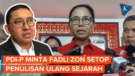 Fraksi PDI-P DPR Minta Penulisan Ulang Sejarah Disetop 
