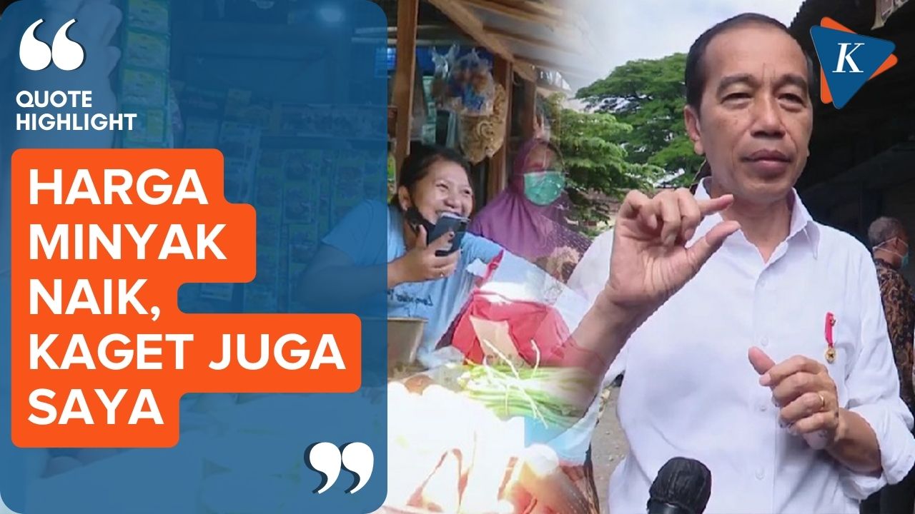 Jokowi Blusukan ke Pasar Colomadu, Kaget Harga Minyak hingga Tempe Naik