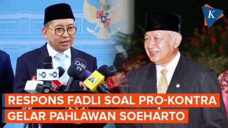 Respons Fadli Zon Usai Soeharto Resmi Jadi Pahlawan Nasional