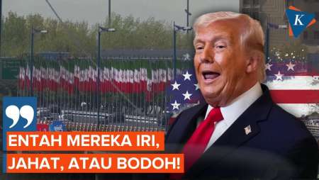 Trump Murka Usai Dikritik Lembek ke Iran: Mereka Iri, Jahat, atau Bodoh!