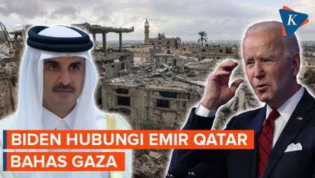 Biden dan Emir Qatar Bahas Sandera di Gaza dan Bantuan…