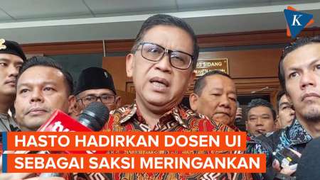 Keterangan Hasto Usai Hadirkan Dosen UI sebagai Saksi Meringankan 
