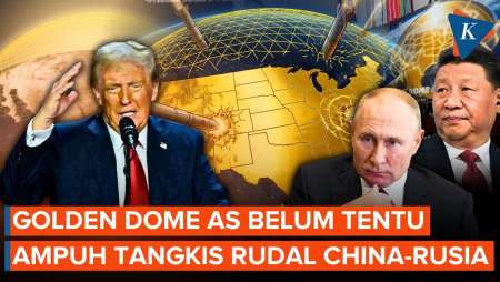 Golden Dome AS Telan Biaya "Fantastis" Belum Tentu Ampuh Tangkis Rudal China-Rusia 