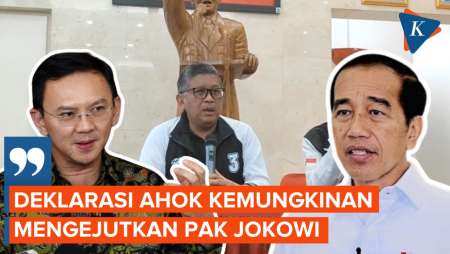 Hasto Berharap Deklarasi Ahok Dukung Ganjar-Mahfud Bisa Diikuti Jokowi