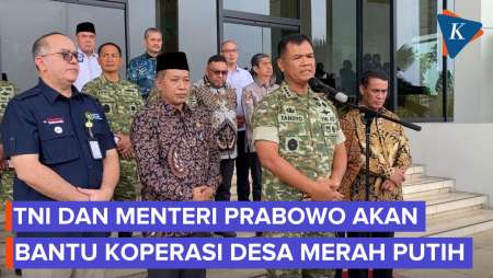 Menteri Prabowo Gandeng TNI untuk Koperasi Desa Merah Putih