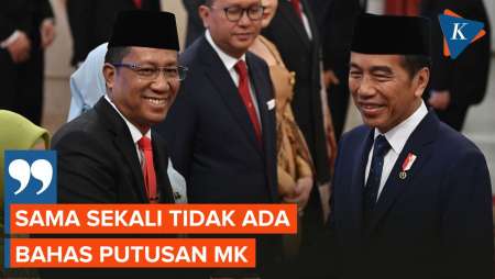 Sempat Dipanggil Jokowi, Menkumham Bantah Bahas Putusan MK Saat Bertemu 