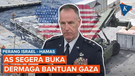 AS Segera Buka Dermaga Sementara untuk Penyaluran Bantuan Kemanusiaan ke Gaza