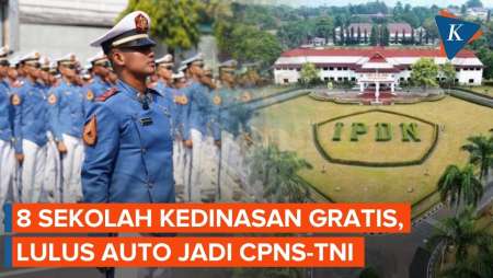 8 Kedinasan Gratis, Lulus Jadi CPNS-TNI