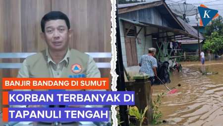 Update Banjir Bandang Sumut: 116 Korban Meninggal, 42 Orang Hilang