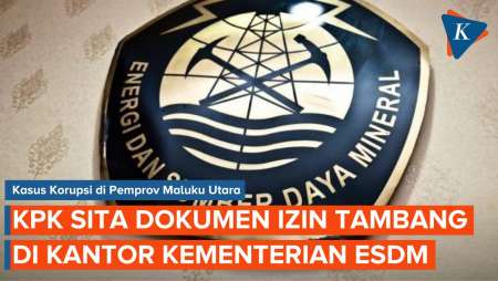 KPK Sita Dokumen Izin Tambang di Maluku Utara Saat Geledah Kantor Kementerian ESDM
