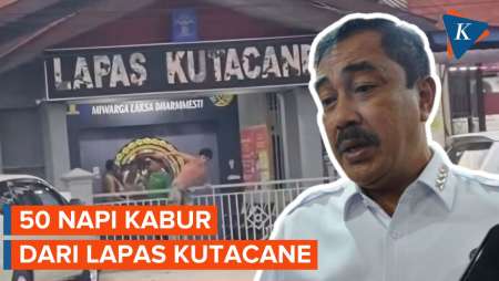 Menteri Imipas Sebut 50 Napi Kabur dari Lapas Kutacane Aceh, 12 Sudah Tertangkap