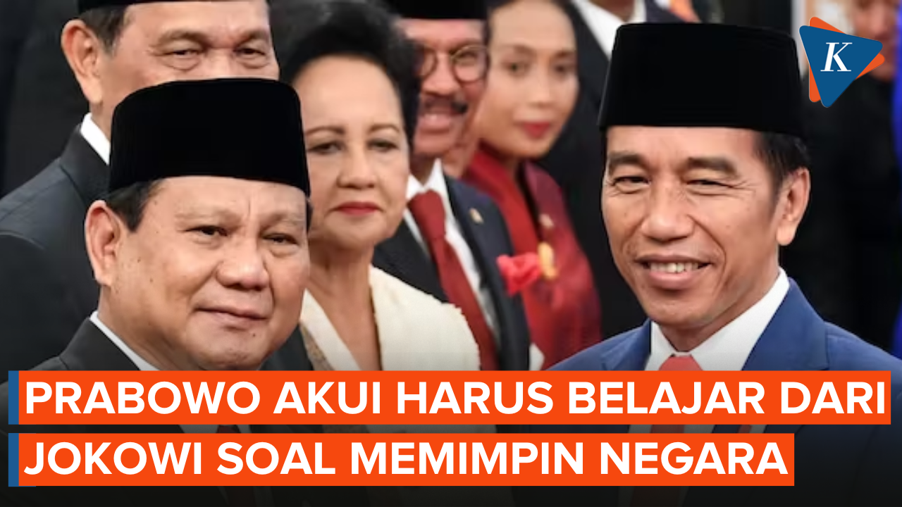 Prabowo: Saya Akui Dalam Memimpin Negara, Harus Belajar dari Pak Jokowi