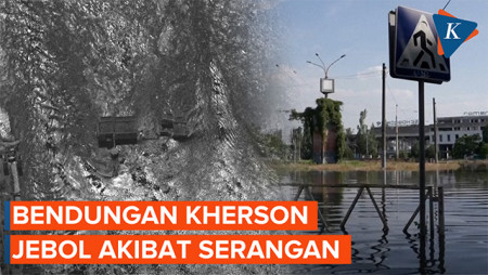 Bendungan di Kherson Jebol, 17.000 Warga Ukraina Mengungsi