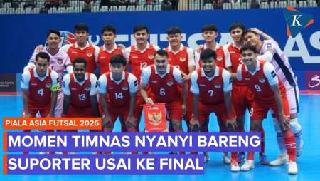 Merinding, Momen “Tanah Airku” Bergema Usai Timnas ke Final Piala Asia