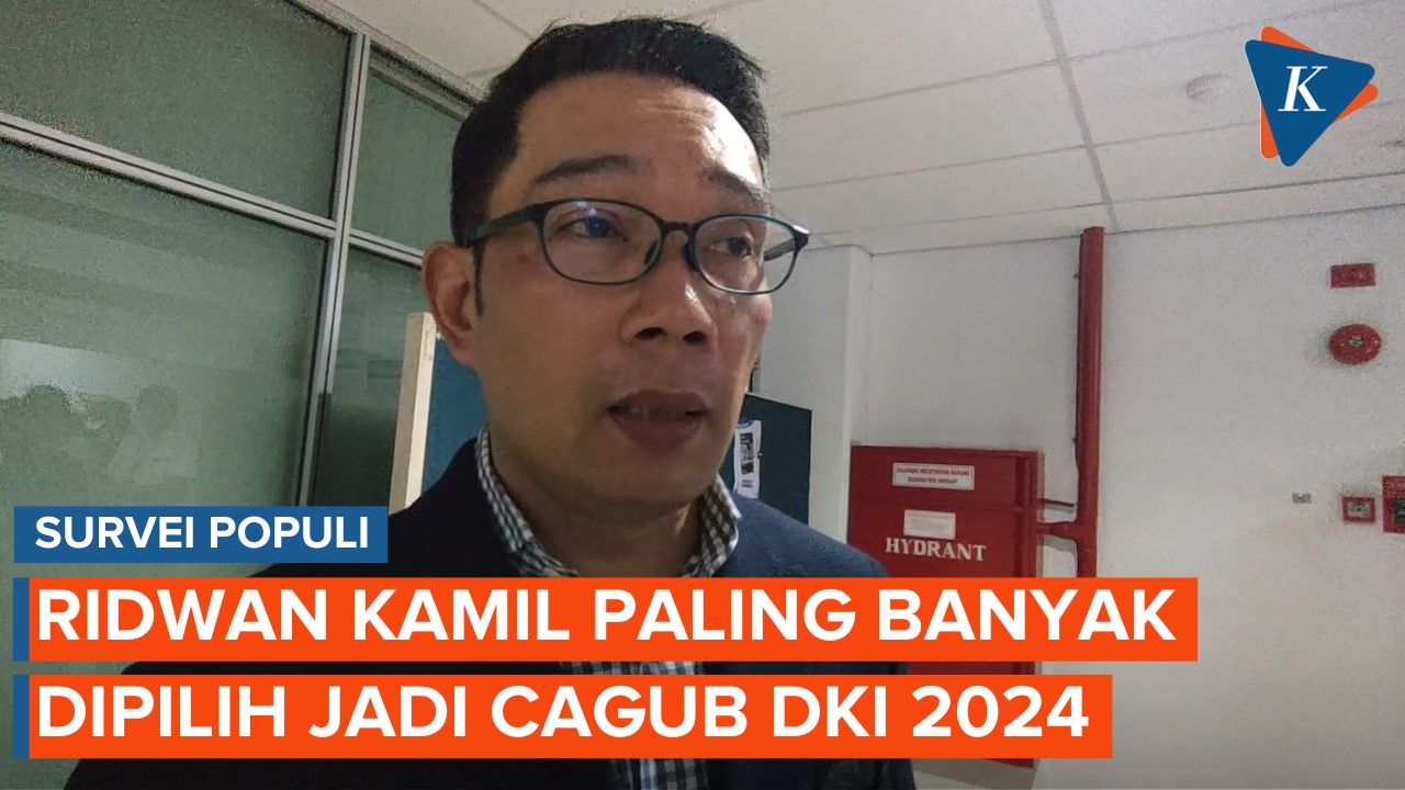 Survei Populi: Ridwan Kamil Calon Terkuat Gubernur DKI Jakarta 2024