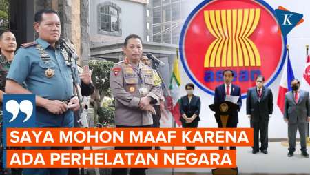 Panglima TNI dan Kapolri Minta Maaf Jakarta Macet Imbas KTT ASEAN