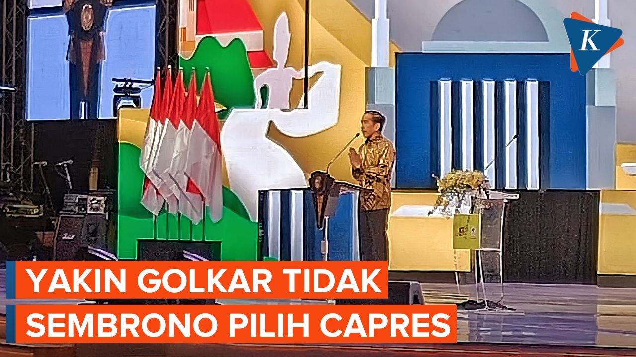 [FULL] Pidato Politik Jokowi Saat Hadiri HUT ke-58 Golkar