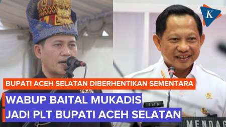 Mirwan MS Diberhentikan Sementara, Wabup Baital Mukadis Jadi Plt Bupati Aceh Selatan