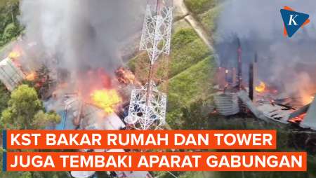 KST Kembali Berulah, Bakar Rumah dan Tower Telkomsel