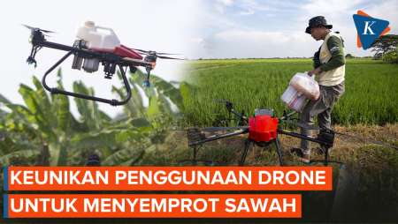 Bukan untuk Perang, Drone di Sulsel Disulap Jadi Alat Siram untuk Lumbung Beras