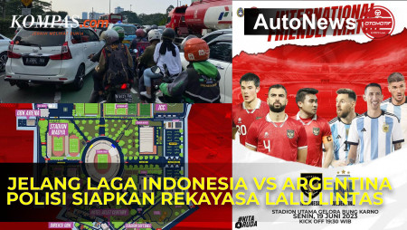 Polisi Siapkan Rekayasa Lalu Lintas Jelang Laga Indonesia vs Argentina