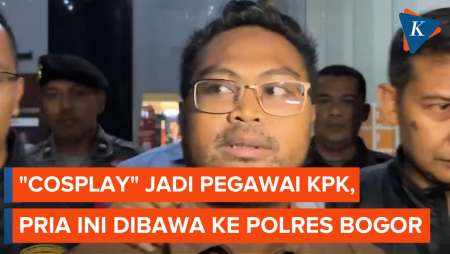 Pegawai Gadungan KPK yang Diduga Peras Pejabat Rp 300 Juta Digiring ke Mapolres Bogor