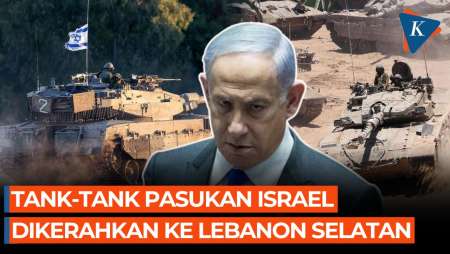 Israel Rilis Video Pergerakan Pasukan ke Lebanon Selatan, Tank-tank Dikerahkan