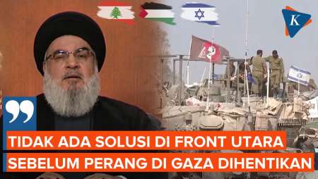 Pemimpin Hizbullah Serukan Hentikan Perang di Gaza dan Bersumpah Terus Perangi Israel
