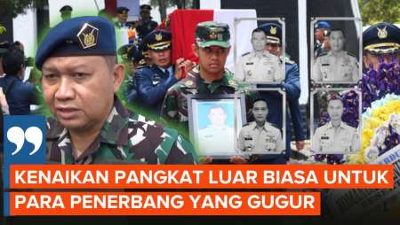 4 Perwira yang Gugur dalam Kecelakaan Super Tucano Dapat Kenaikan Pangkat Luar Biasa 