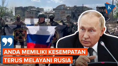 Putin Jamin Bakal Bebaskan Anggota Tentara Bayaran Wagner