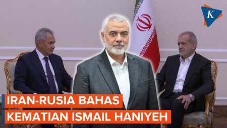 Pejabat Militer Rusia Temui Presiden Iran di Teheran, Bahas Kematian Ismail Haniyeh