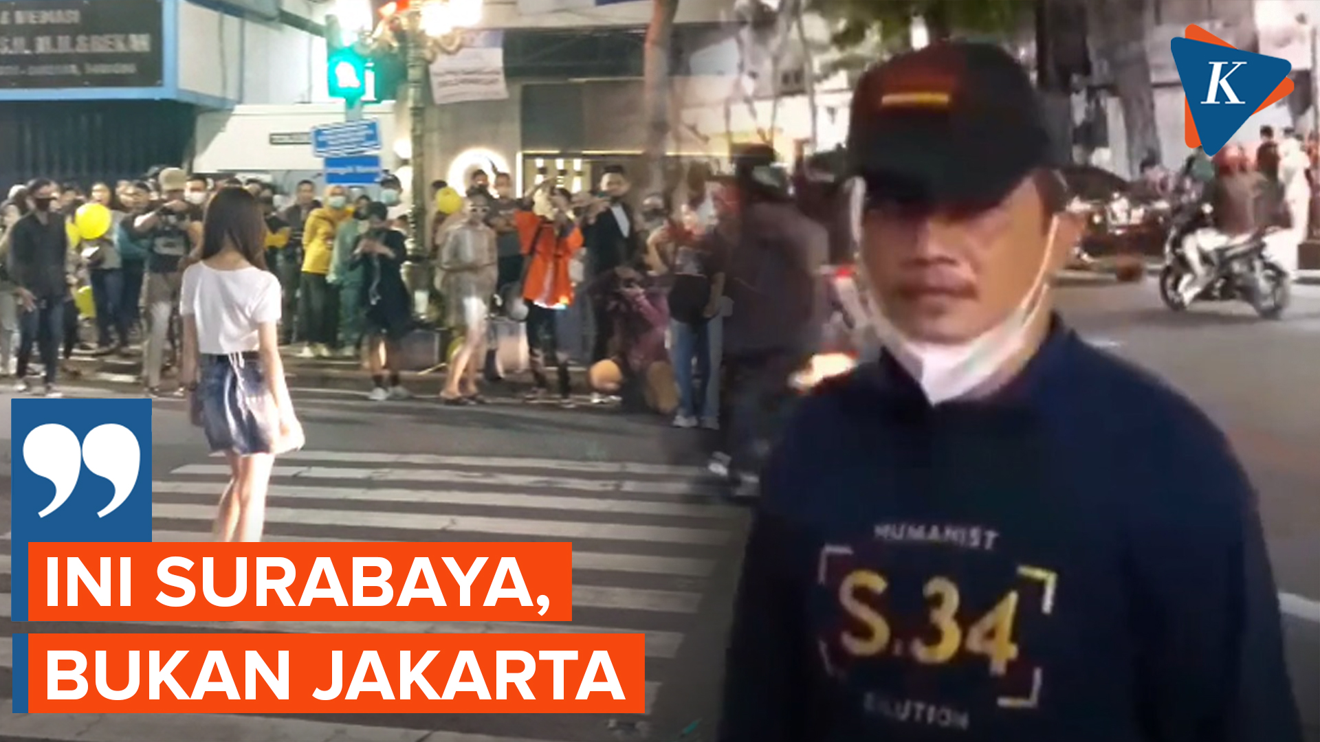 Detik-detik Satpol PP Bubarkan Tunjangan Fashion Week di Surabaya