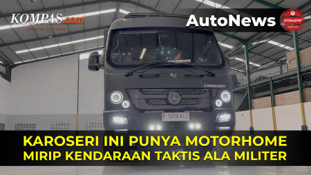 Motorhome Buatan Karoseri Adiputro, Berdesain Kendaraan Taktis Militer