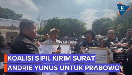 Koalisi Sipil Datangi Istana, Kirim Surat Andrie Yunus Untuk Prabowo
