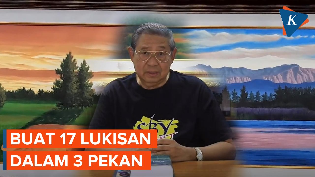 Cerita SBY yang Buat 17 Lukisan Terbarunya