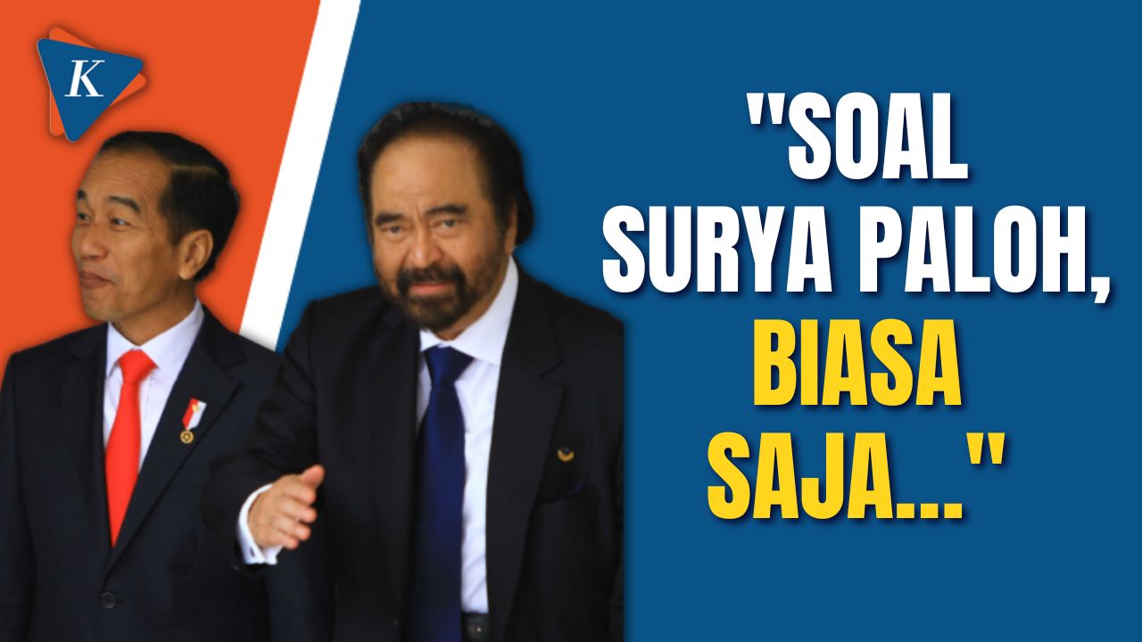 Saat Jokowi Santai Jawab soal Hubungannya dengan Surya Paloh