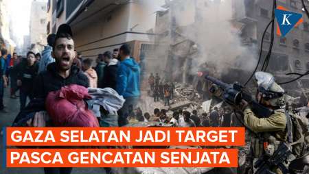 Gencatan Senjata Usai, Israel Lanjut Gempur Gaza Selatan