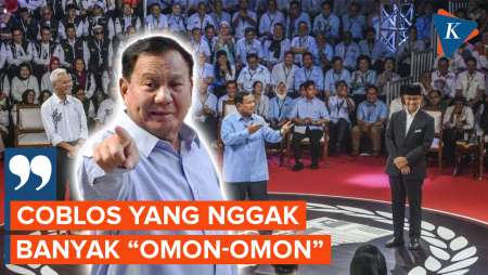 Prabowo Ingatkan Pendukungnya Tak Pilih Capres yang “Omon-Omon”