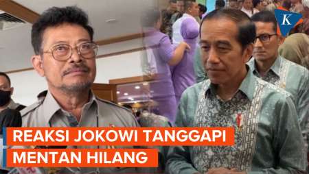 Tanggapi Mentan Hilang, Jokowi: Punya Kontaknya Enggak? Coba Dikontak