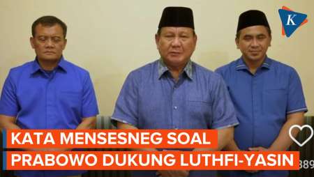 Soal Video Prabowo Dukung Luthfi-Yasin, Mensesneg: Beliau sebagai Ketum Gerindra