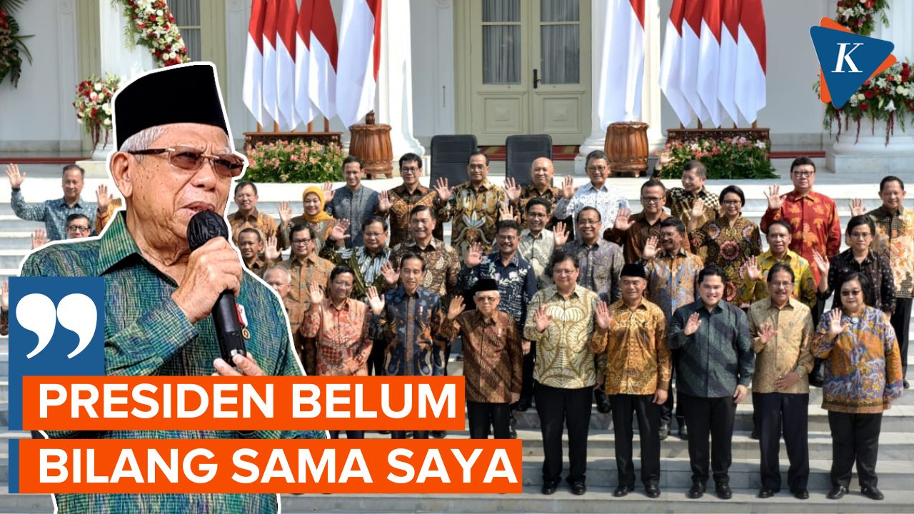 Wapres Mengaku Belum Dapat Informasi dari Presiden Jokowi soal Reshuffle Kabinet