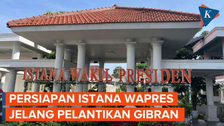 Kesibukan di Istana Wapres Jelang Pelantikan Prabowo-Gibran