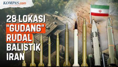 Daftar Lokasi "Gudang" Ribuan Rudal Balistik Iran, Siap Beraksi Dalam Hitungan Menit