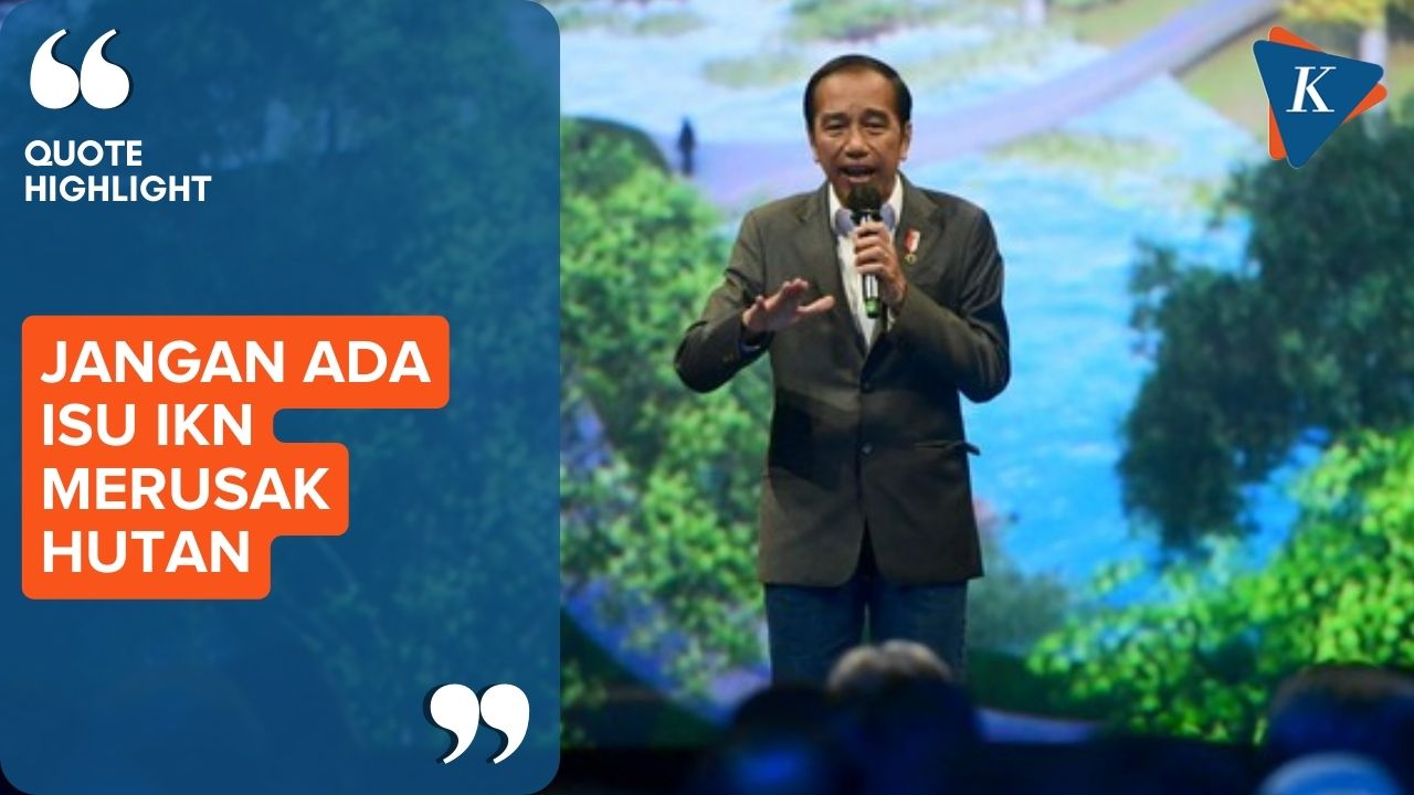 Jokowi Tegaskan Pembangunan IKN Tak Akan Merusak Hutan