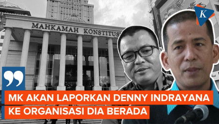 MK Bakal Laporkan Denny Indrayana ke Organisasi Advokat Usai Tuding Putusan MK Bocor