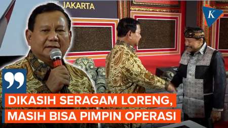 Momen Prabowo Goda Eks Kepala BIN, Sebut Masih Cocok Pakai Baju Loreng