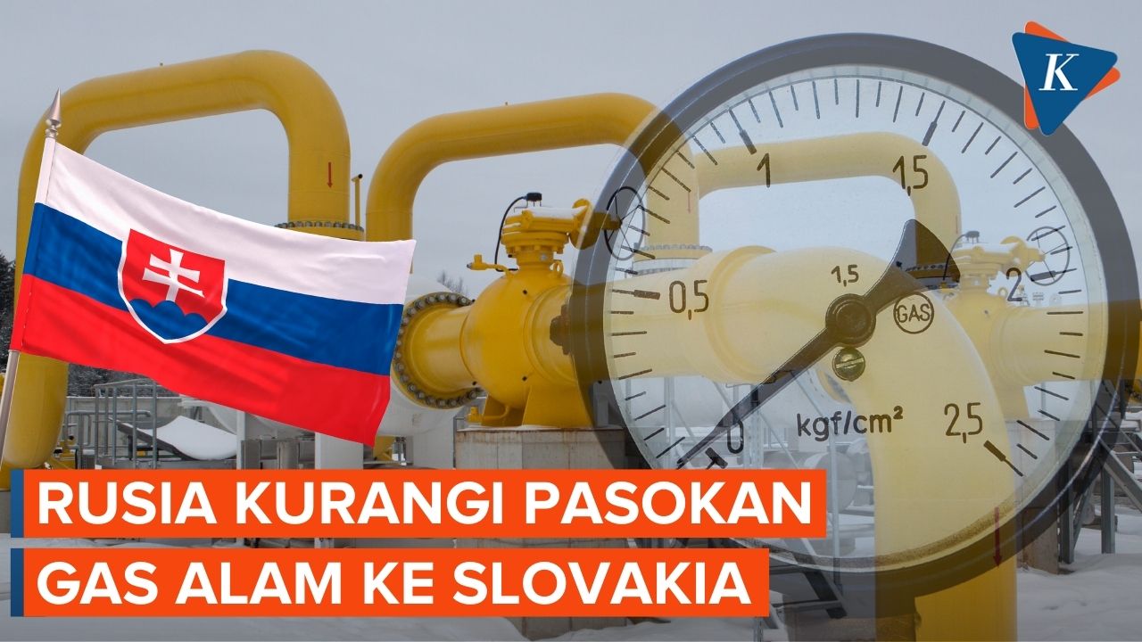 Rusia Potong 50 Persen Aliran Gas Alam ke Slovakia