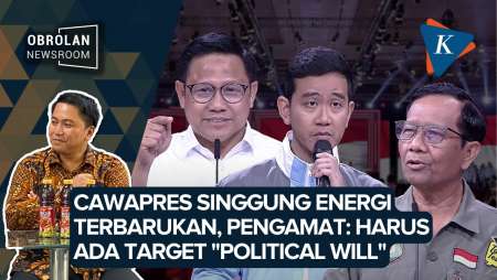 Cawapres Singgung Energi Terbarukan, Pengamat: Harus Ada Target di 