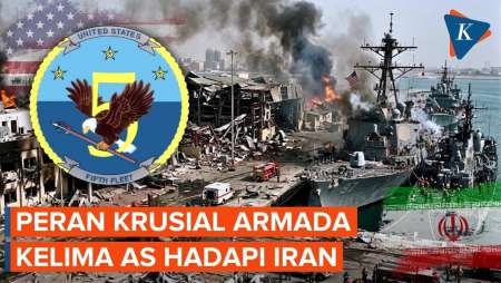 Iran Hantam Armada Kelima AS di Bahrain, Ini Peran Strategisnya bagi Washington