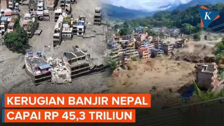 Kerugian Banjir Nepal Capai Rp 45,3 Triliun, 20.000 Ribu Rumah Harus Dibangun Kembali